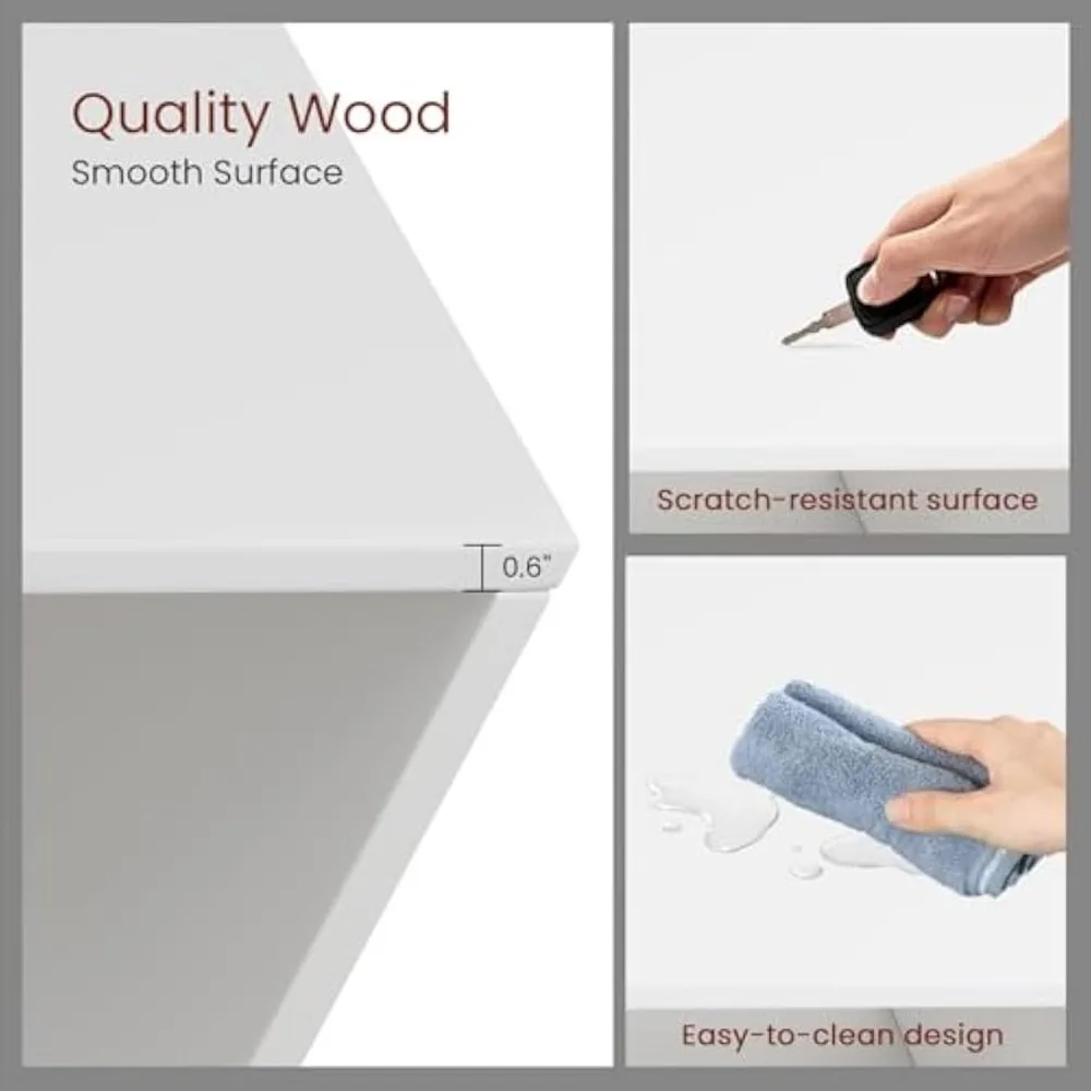 رف كتب من 5 طبقات، خزانة كتب طويلة ذات سعة كبيرة، رف تخزين متعدد الوظائف للكتب والديكور والنباتات، متين وأنيق