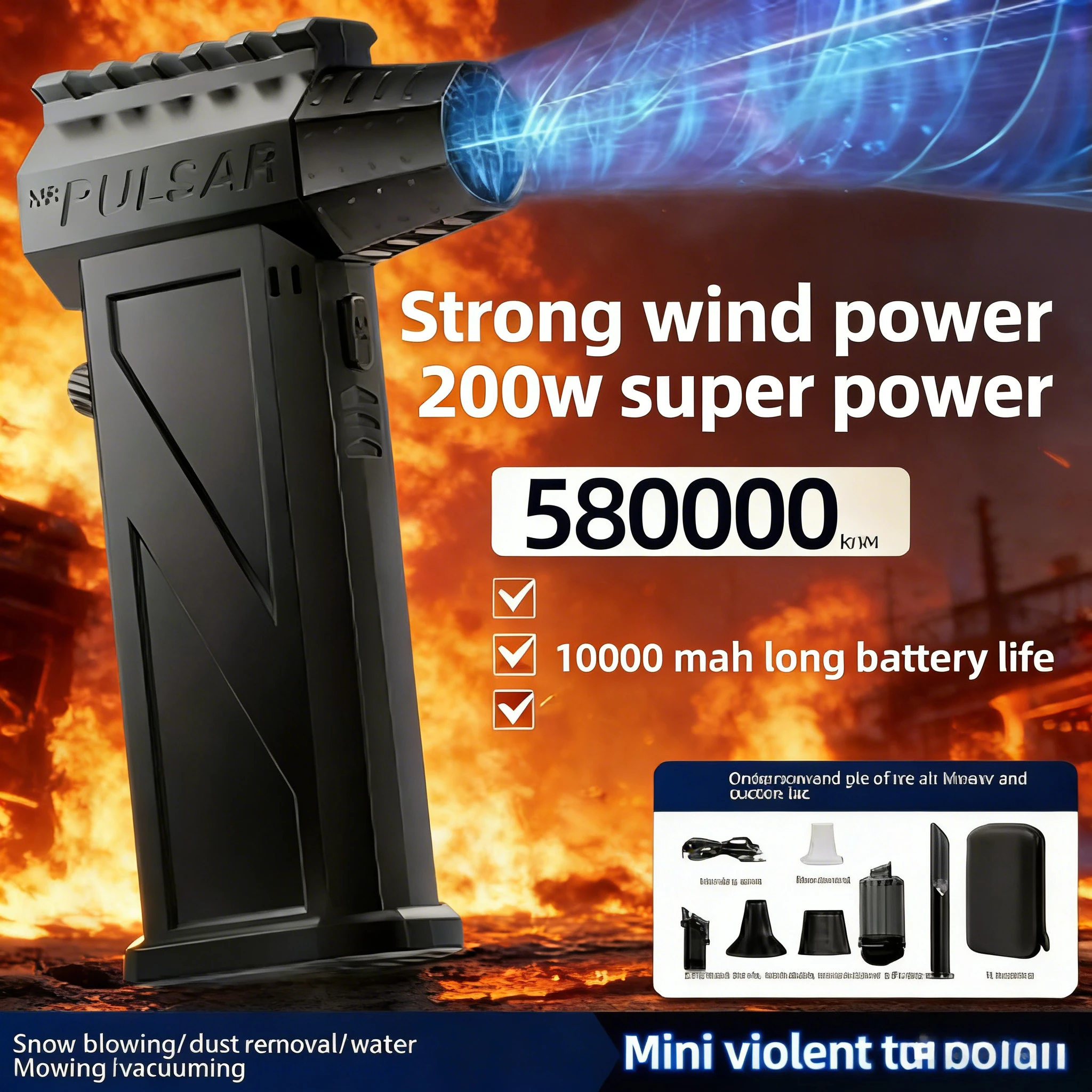 

X3 500000RPM StormPower Blower | Brushless Variable Speed – High Power Dust Removal Beast