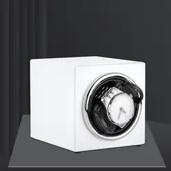 Compact Single Watch Winder Mechanical Watches USB Powered PU Winding Box