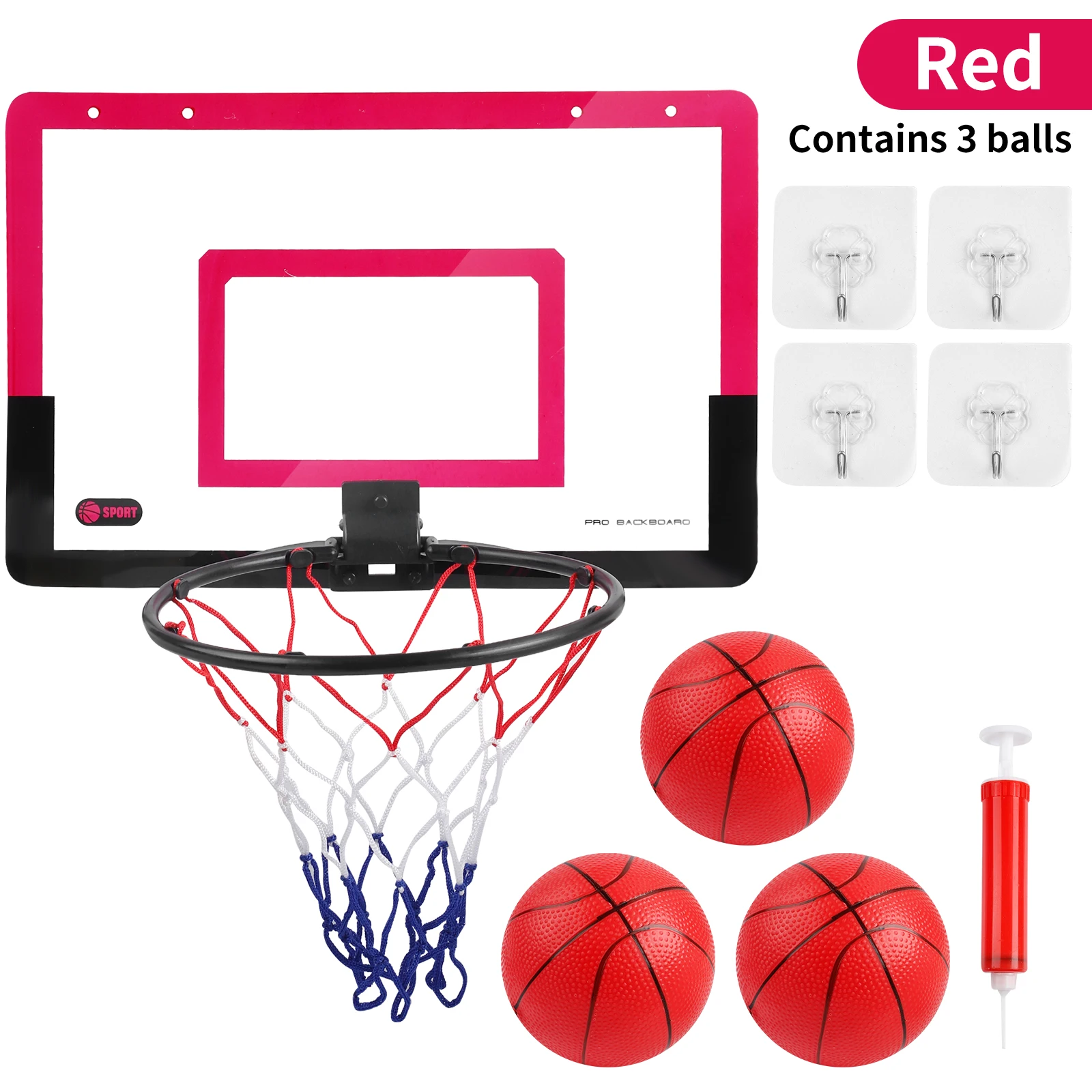 Mini Plastic Basketball Hoop, Indoor Basketball Backboard, Plastic Foldable Basketball Hoop, No Installation Required