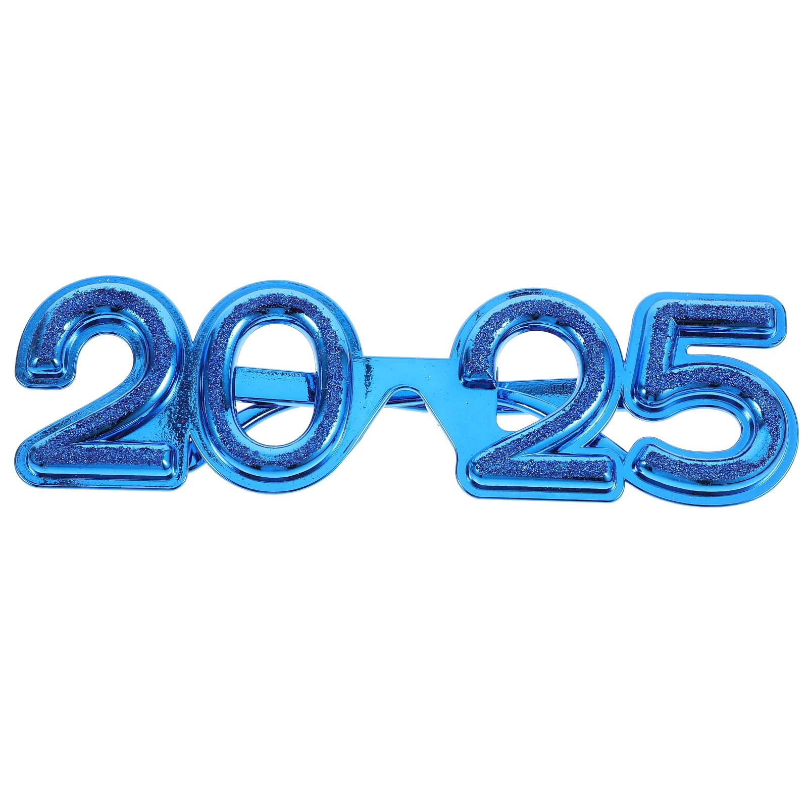 

New Year Party Decoration Glasses 2025 Number Design Stylish Carnival Photo Props Eyewear Bright Fun Modeling Eye Wear Plastic