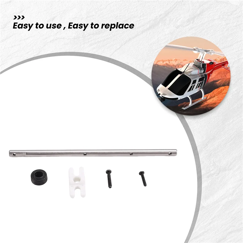 Zestaw ulepszeń helikoptera RC AS95-RC C138, główny wał, do RC ERA C138 Bell 206 1:33, części do helikoptera RC