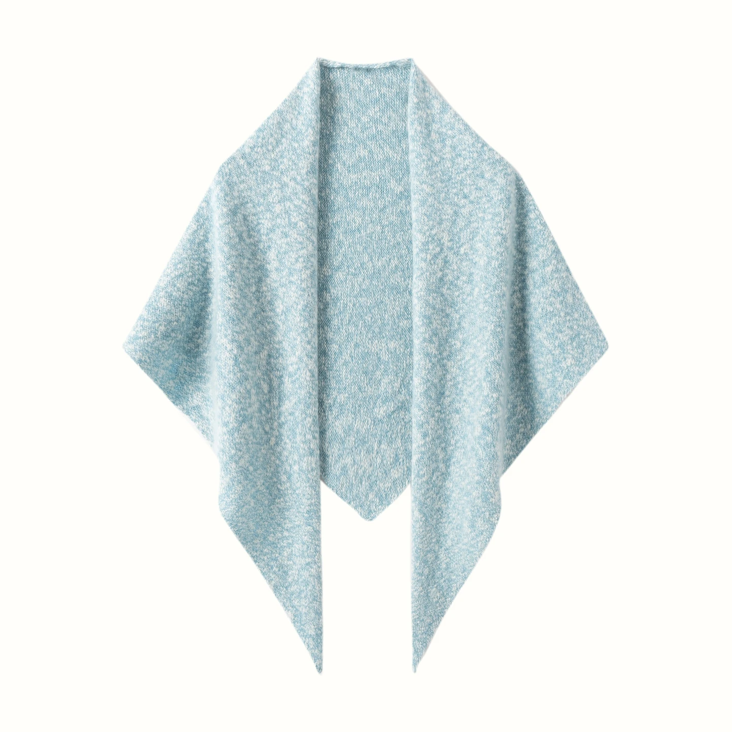 2026 New 100% Cashmere Trend Large Triangle Shawl Women Knitted Accessories Cape Fashion Flower point yarn Cappa Cozy Scarf