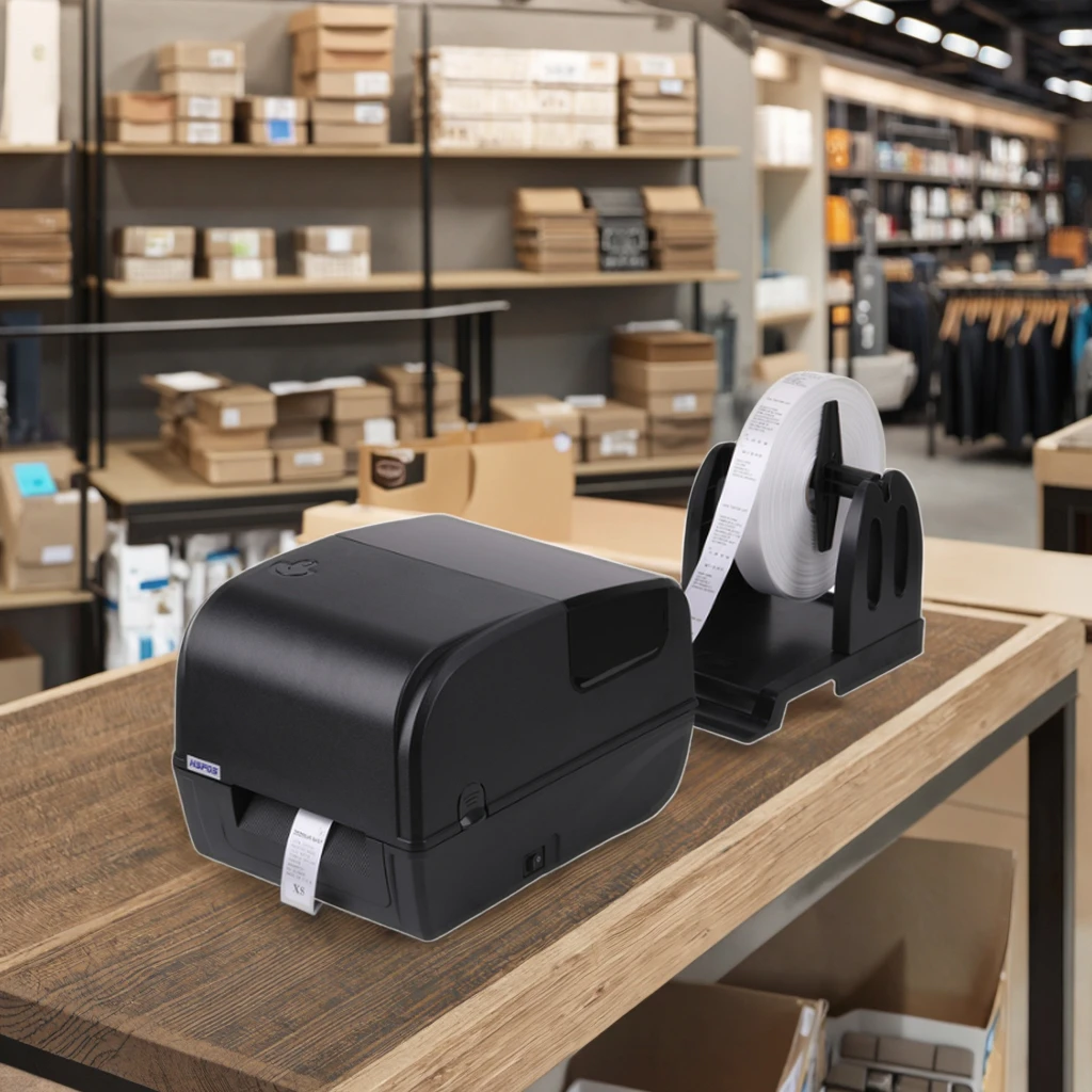 

ATU&UTV203dpi 108mm Print Width 127mm/s Washing Tag Printer Support Paper ,washing Label,ribbon HS-2054TA