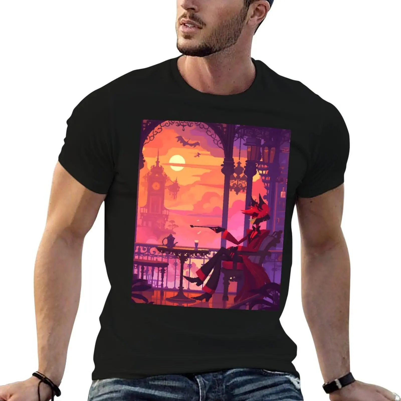 

Alastor Pixel Art T-Shirt t shirt personalised man t shirt heavy cotton T-Shirt