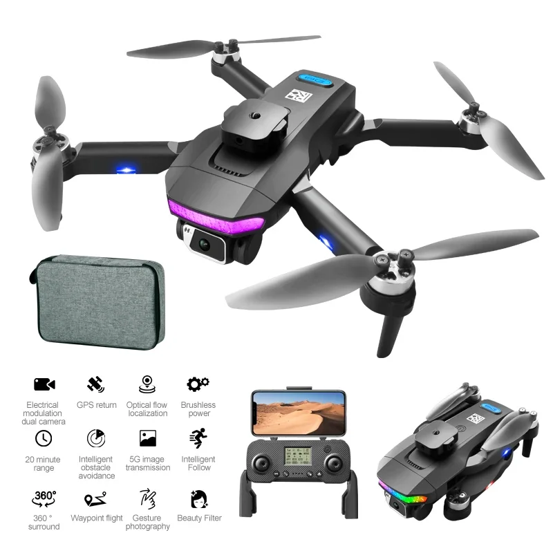 D8Pro Drone 4K 5G GPS Drone 8K Professional HD Aerial Photography Obstacle Avoidance Drone Four-Rotor Helicopter RC Distance Toy