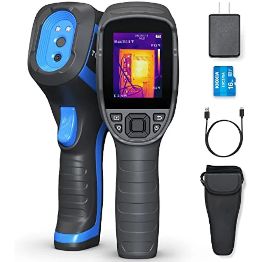 

For TC005 256 x 192 IR High Resolution Dual-Camera Thermal Imaging Camera with 12-Hour Battery Life and 2MP Visual Light