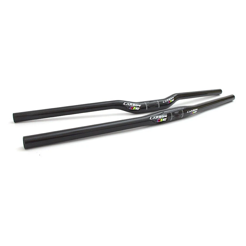 Full Carbon Fiber MTB Handlebar Flat Or Riser Carbon Handlebar 31.8 x 600/620/640/660/680/700/720/740/760mm