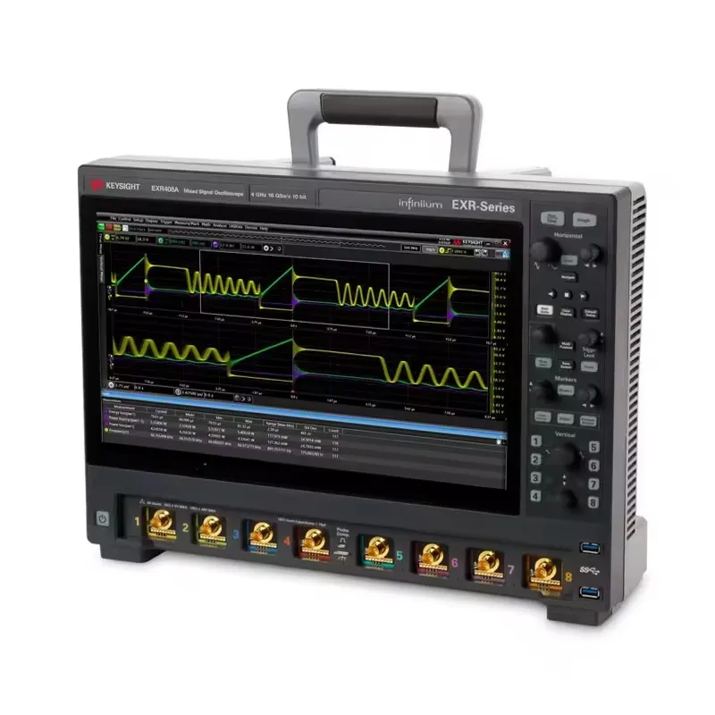 Keysight-オシロスコープexrシリーズ、帯域幅4 ghz、8チャンネル、最大ストレージ深度1.6g、exr408a