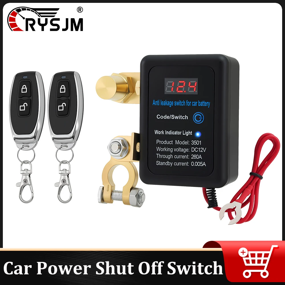 

12 В автомобильный автоматический выключатель питания, аварийный выключатель аккумулятора, выключатель аккумулятора для автомобиля, грузовика, внедорожника, дистанционный аккумулятор