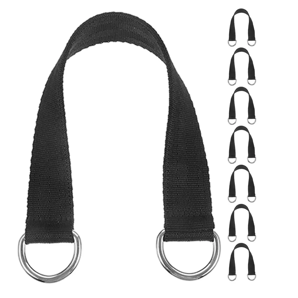 8Pcs Pull Up Connection Strap Heavy Duty Exercise Bands Portable Resistance Bands Fitness Hanging Rope for Outdoor Training