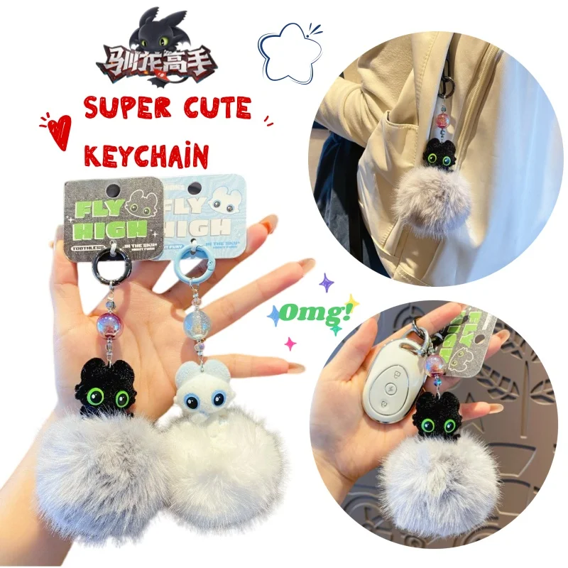 

Как приручить дракона: Беззубик и Световой Яростный Фьюри – высококачественный, простой, универсальный брелок-подвеска для сумки, мультяшный, милый, парный брелок для ключей