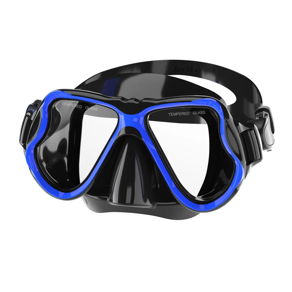 Diving Mask Swimming Snorkel Mask Wide View Tempered Glass Adult Waterproof Anti-Leak Anti-Fog Dive Scuba Swim Snorkeling Goggle