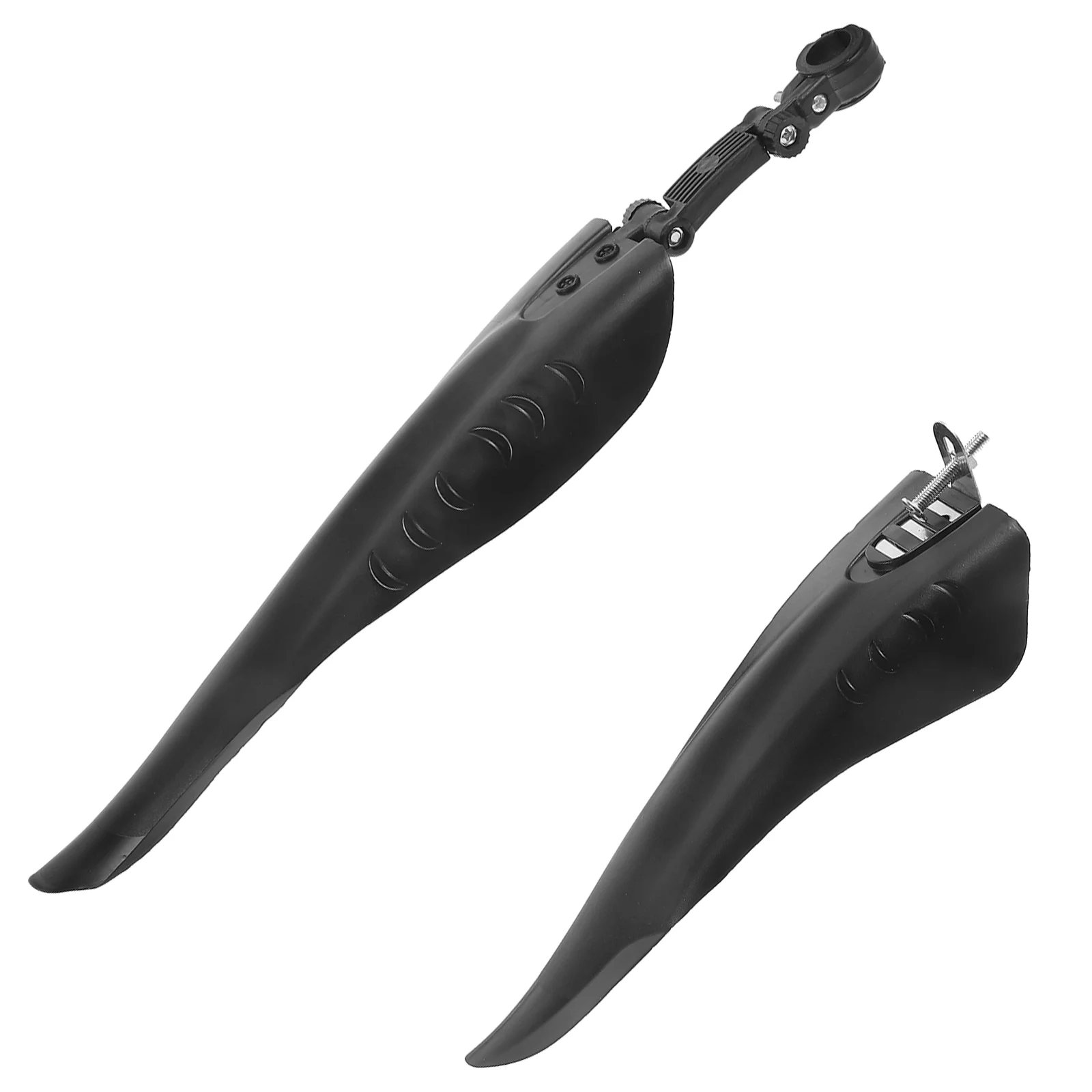 

Bike Mountain Bike Front Rear Quick Release Cycling Wings Mud Guard High-Strength Bike Parts(Black) Mudflap