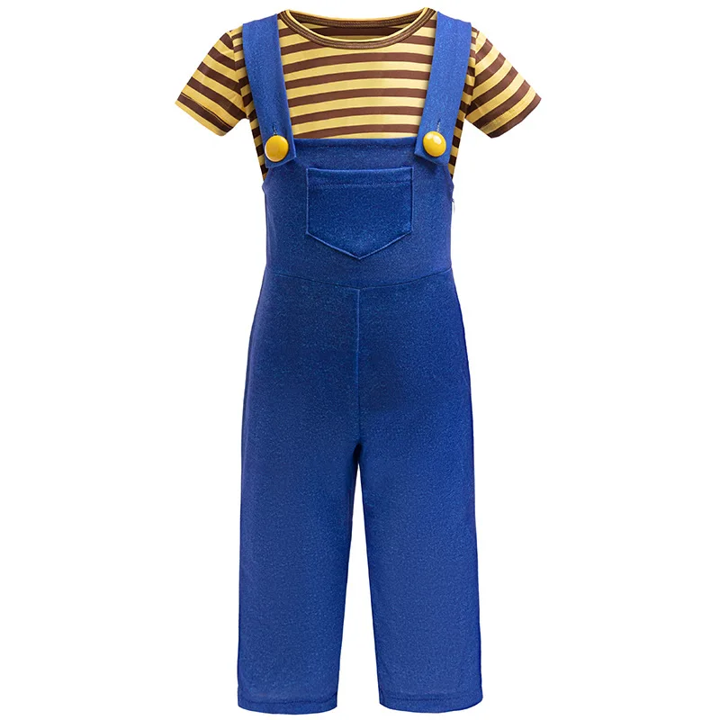 Carnival Party Cosplay Costumes Boys Cartoon Jumpsuit Sets For New Year 2025 Children's Helloween Birthday Role Play Clothing