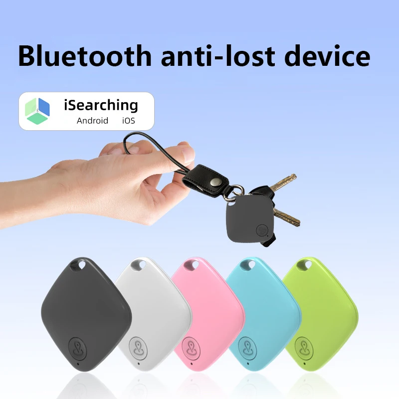 جهاز تتبع صغير جديد تتبع علامة الهواء مفتاح مكتشف جهاز تعقب الحيوانات الأليفة الموقع الذكية بلوتوث المقتفي سيارة الحيوانات الأليفة مركبة المفقودة المقتفي