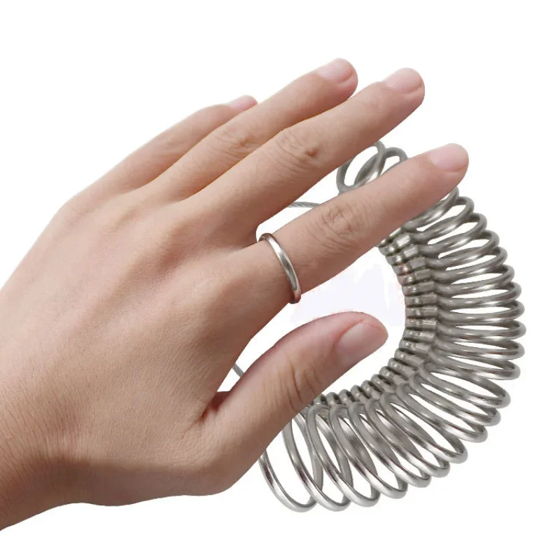 New Hot Selling Four Use Metal Ring Measuring Device Number Measuring Tool Finger Ring Size Measurement