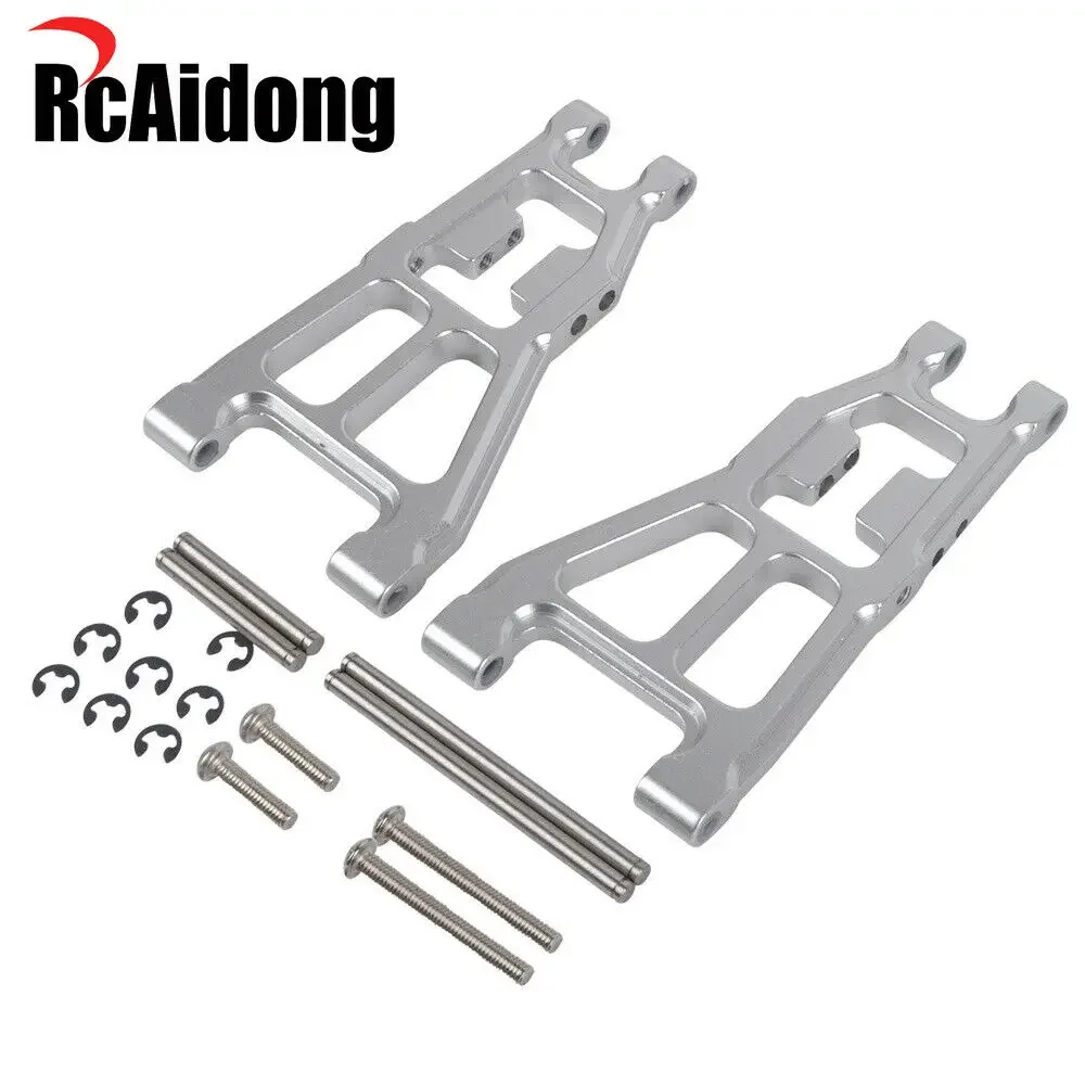 RcAidong Aluminum Front Lower Suspension Arms Kit For Tamiya DT-02 DT-03 Chassis Upgrades