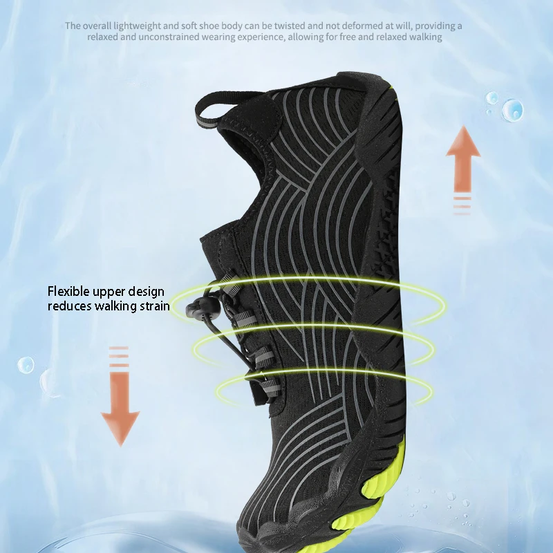 

EOCENE для мужчин и женщин, быстросохнущая быстросохнущая обувь для плавания, пляжа, прогулок, фитнеса, пешего туризма, велоспорта, рыбалки, спортивная обувь цвета морской волны, уличные водные кроссовки