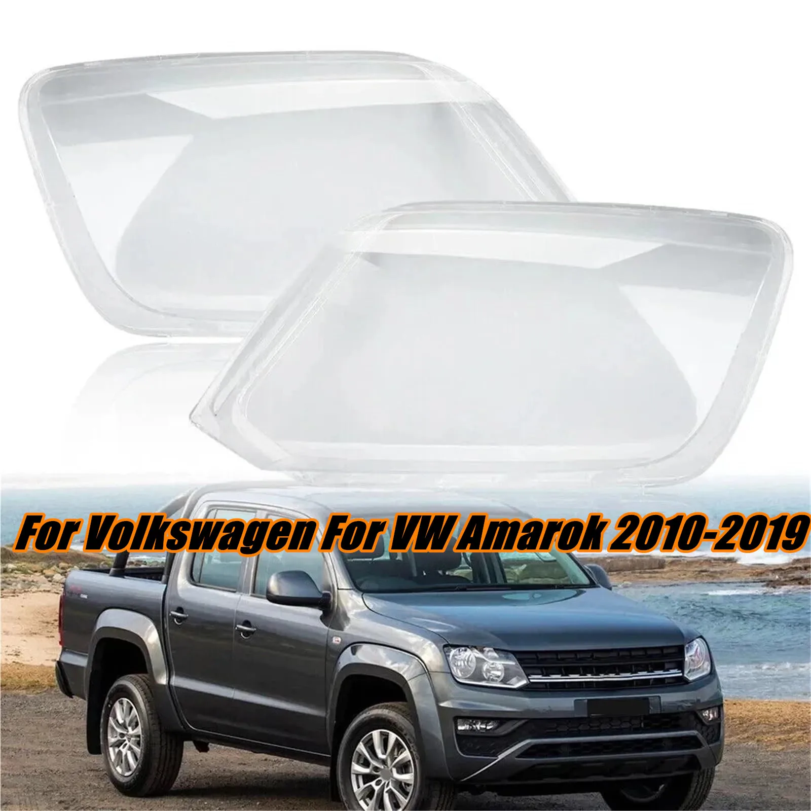 

Крышка объектива передних фар, крышка фары для VW Amarok 2010-2019, автомобильный абажур, лампа, прозрачный корпус