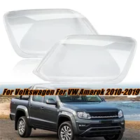 Cubierta de lente de faros delanteros, carcasa de cubierta de faro para VW Amarok 2010-2019, lámpara de faro de coche, carcasa transparente