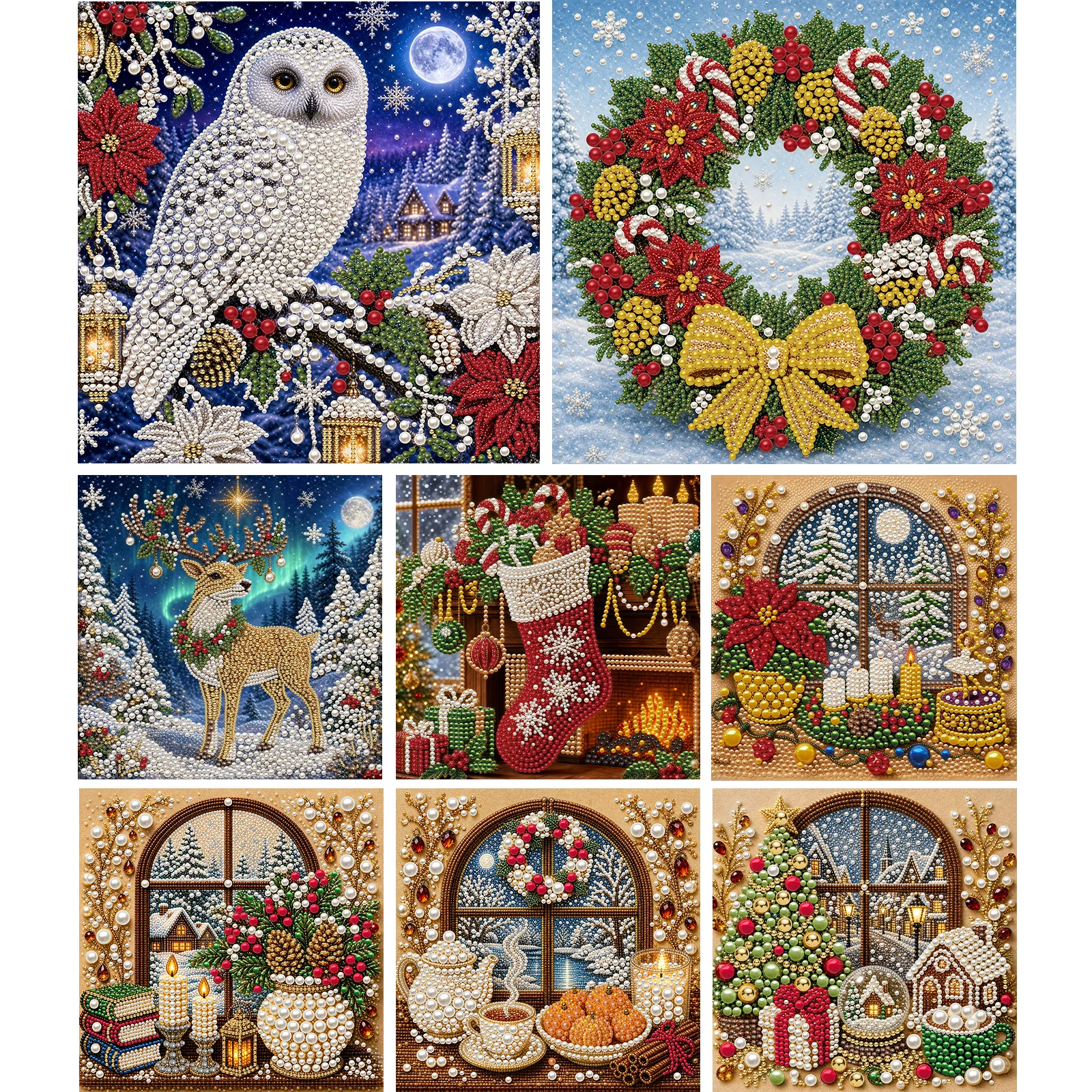 Self-Adhesive Pearl Dot Painti - Art Craft Winter review and price