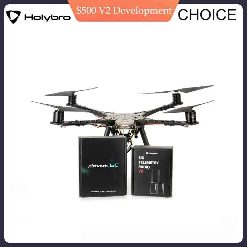 

Комплект для разработки Holybro S500 V2: полетный контроллер Pixhawk 6C с телеметрией SiK 915 МГц/433 МГц V3 / набор ARF, инструменты для радиоуправляемых моделей