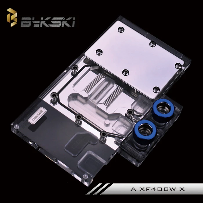 Bykski A-XF48BW-X وحدة معالجة الرسومات كتلة تبريد المياه لـ XFX GTS RX 480 580