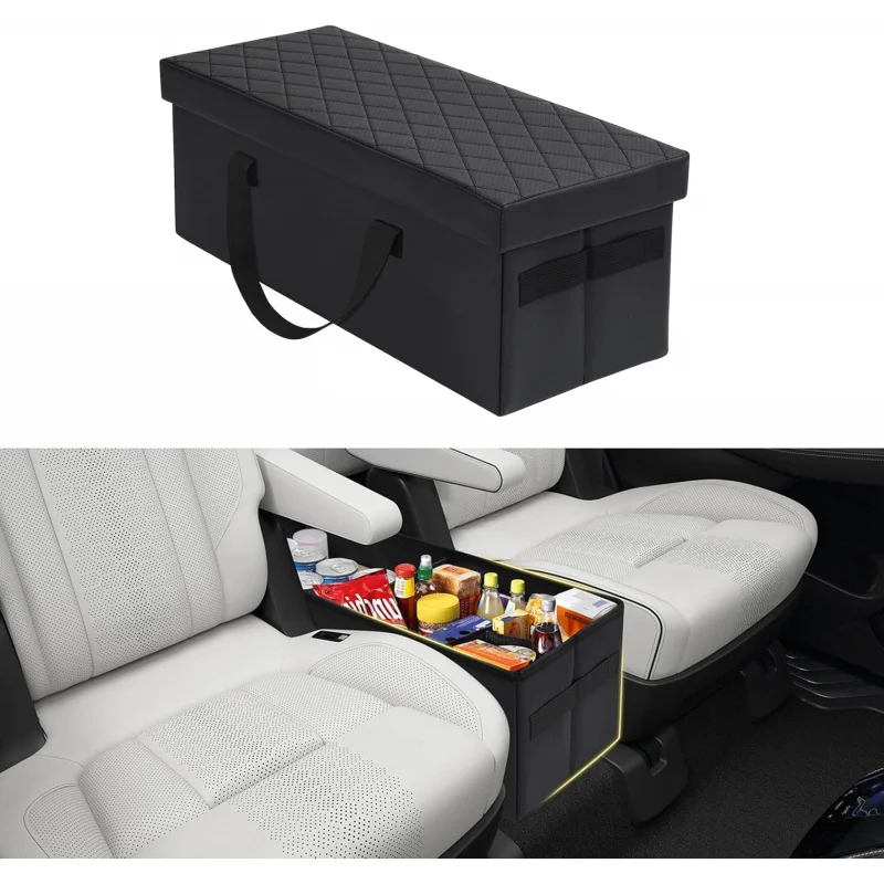 

For Subaru Ascent 2019-2026 Car Seat Organizer Liner Console Storage Box Backseat Bin for Dog Toys Baby Supplies Travel Accessor