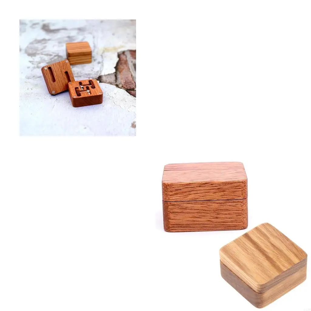 

Высокое качество, деревенский мужской костюм, деревянная подарочная коробка с запонками, портативная коробка с пуговицами для из