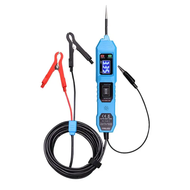 

Automotive Circuit Tester Digital Display Long Probe Pen DC 3.5V-36V Car Circuit Scanner Automotive Circuit Diagnostic Tools