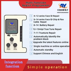 AY A108 programmatore multifunzionale per Face ID X-12 batteria X-14 TrueTone X-13mini strumenti di riparazione