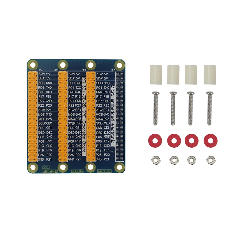 บอร์ดต่อขยาย Raspberry Pi GPIO 1ถึง3โมดูล GPIO 40พินสำหรับ3B 4B ราสเบอร์รี่ Pi + 3B ศูนย์2 W บานาน