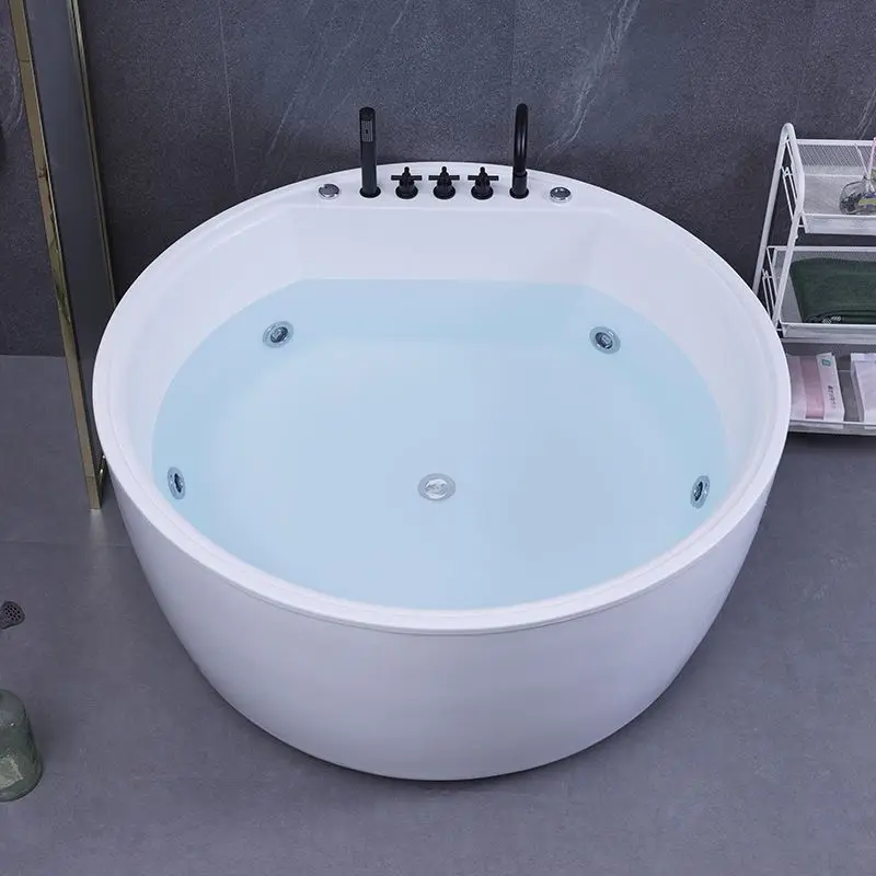 

Round Bath Surfing Massage Smart Heated Hotel Homestay Free-standing Bath Bath