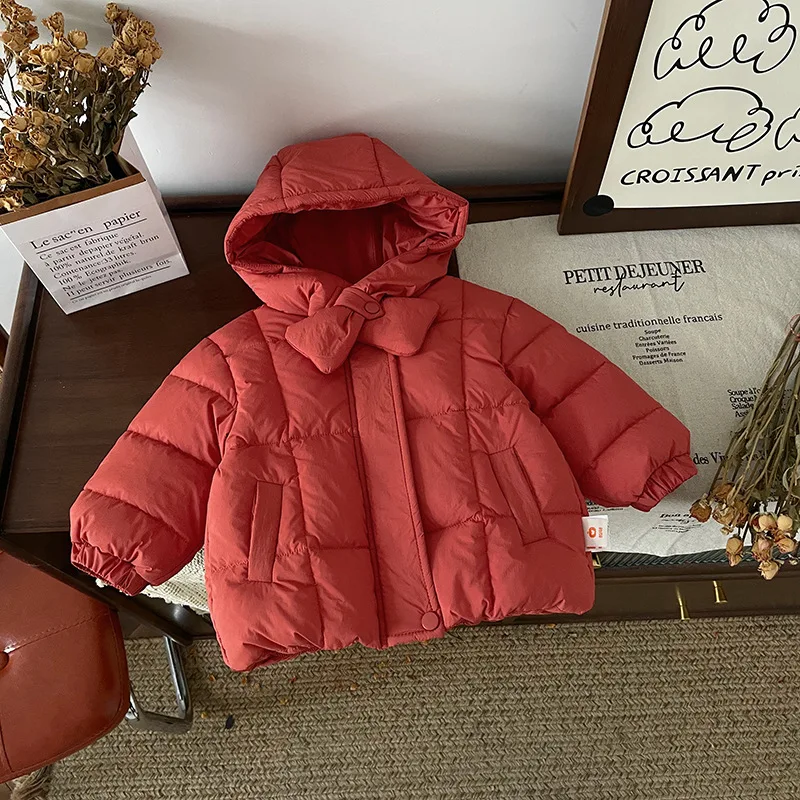 

Girl's Sweet Hooded Down Jacket Winter Children Baby Kids Infants 90 White Down Coat