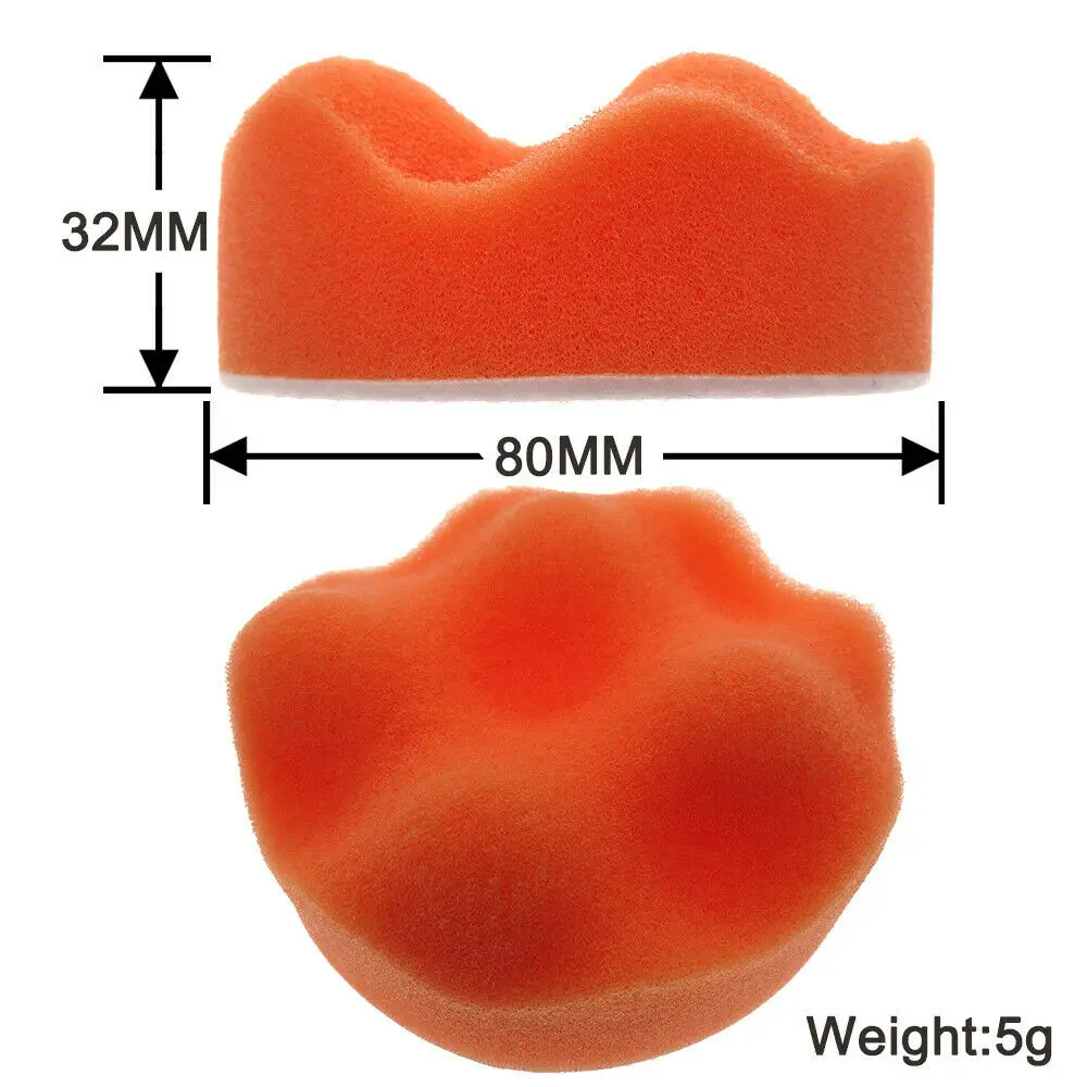 7Pcs 3นิ้ว80มม.รถยนต์ Buffing Pads หรือชุดฟองน้ำขัดอะแดปเตอร์เจาะบัฟเฟอร์ Polisher ผสมและแว็กซ์