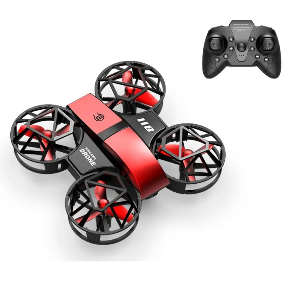 Flying Mini Remote Control Aircraft with Light Rechargeable Rotation Remote Control Drone Four-axis 360° Rotation