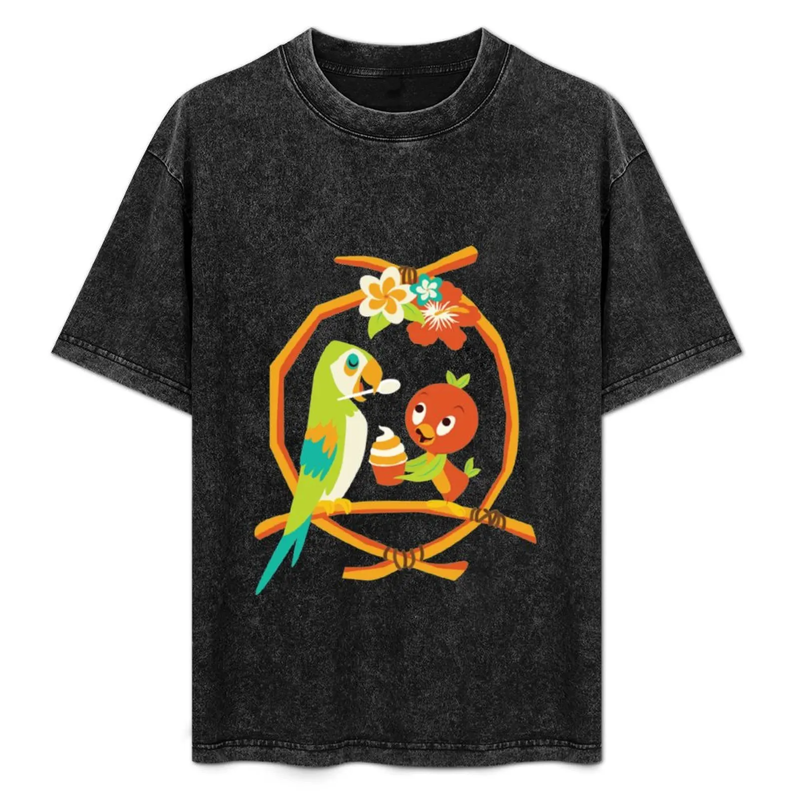 

Orange Bird T-Shirt korean fashion anime stuff oversized t shirts for men