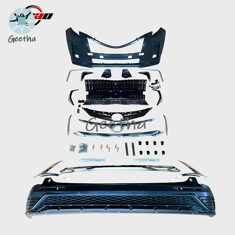 

Full Body Kit Set Grille Front Bumper Upgrade Modified Facelift for TOYOTA New 2021 2022 Sienna