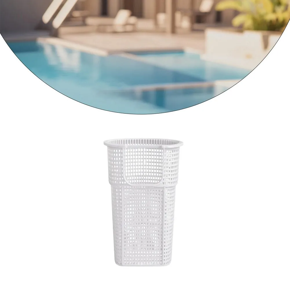 

For Easy-Clear Fit Pool Pump Basket Enhanced Filtration High-impact Resistant Plastic Effective Pool Filtration Clog Reduction