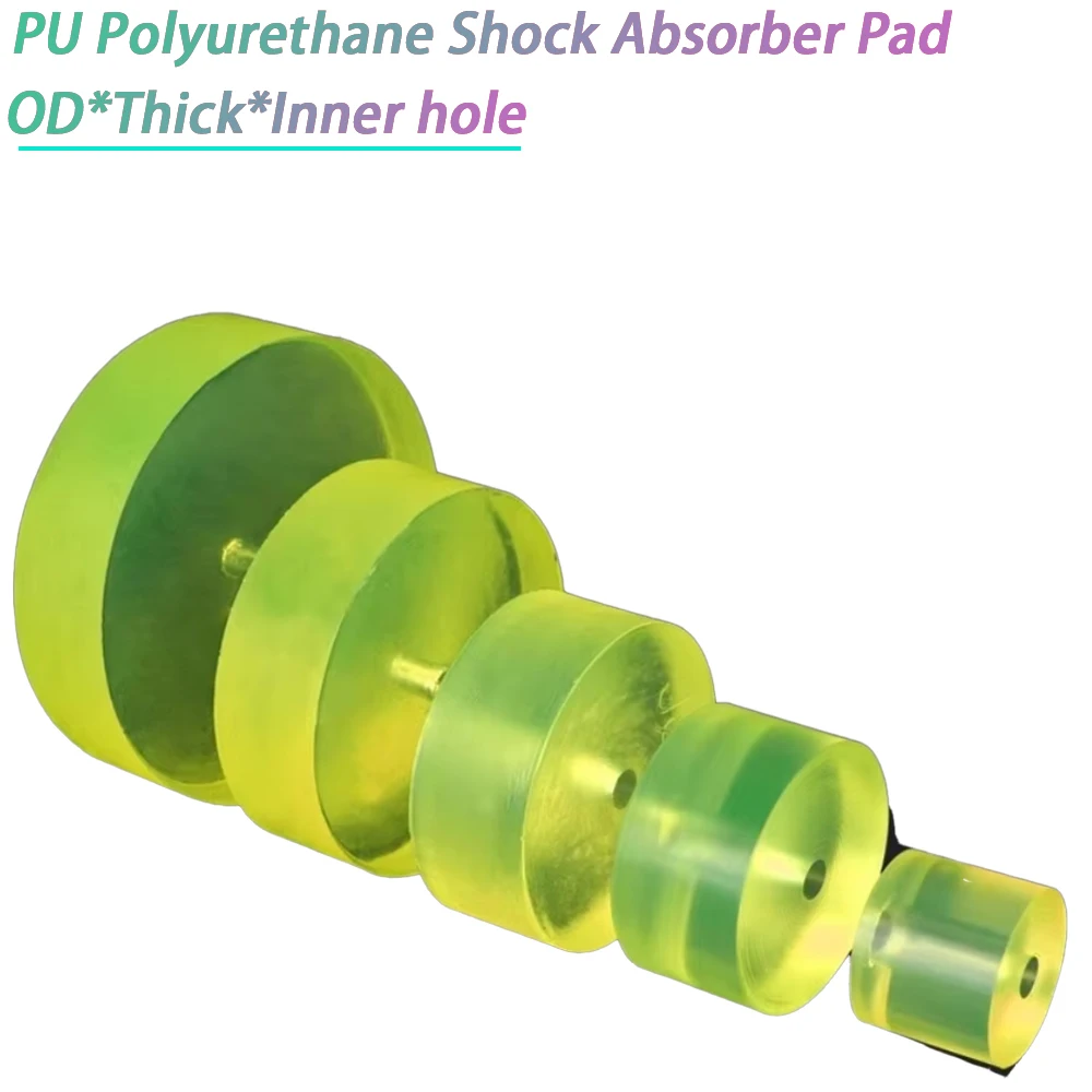 2-10Pc Polyurethane PU Cushioning Pad Circular Oxford Glue Anti-Collision Pad Wear-Resistant Mold Pad Machine Shock Absorber Pad