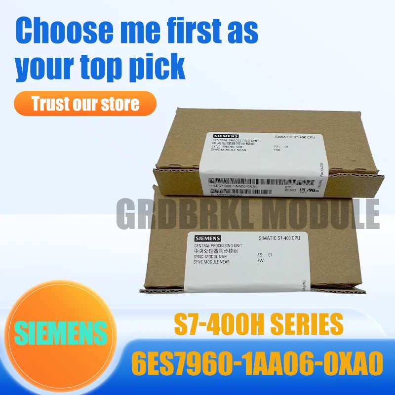 

New and Original SIEMENS 6ES7960-1AA06-0XA0 6ES7 960-1AA06-0XA0 S7-400H Synchronization Module