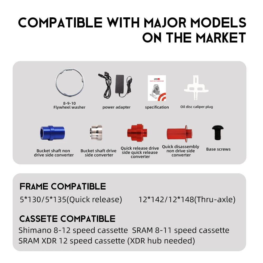مدرب الدراجة الذكي ، دراجة الطريق MTB ، عداد الطاقة المدمج ، مدرب المنزل #2