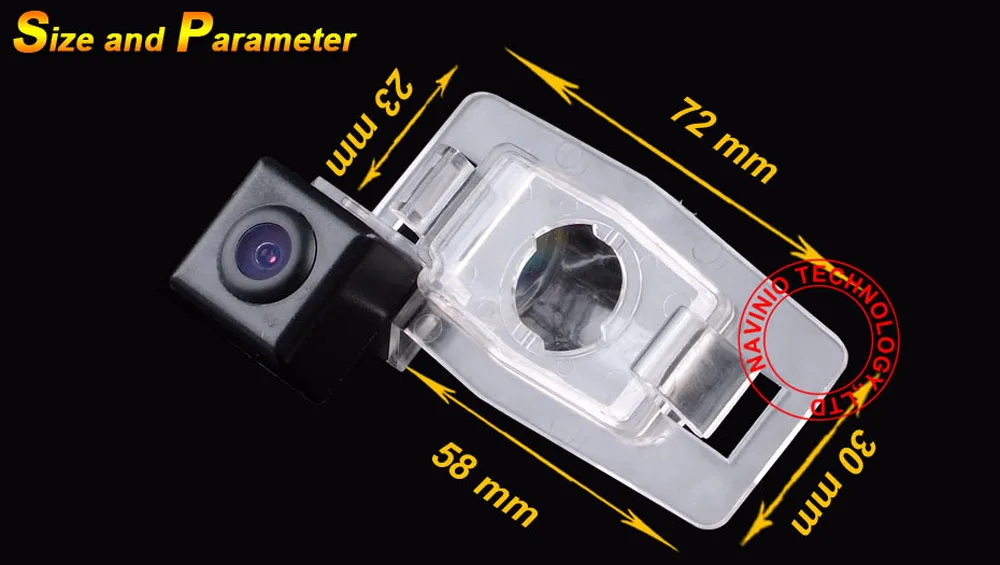 Car rear view camera For Mazda 323 Haima 7 Family Happin Premacy  waterproof