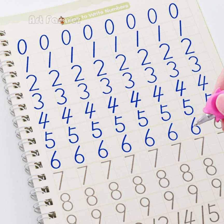 Copybooks Magic Notebook French Writing Free Shipping Calligraphy Copy Book Notebooks Mathematics Math Books for Kids Montessori