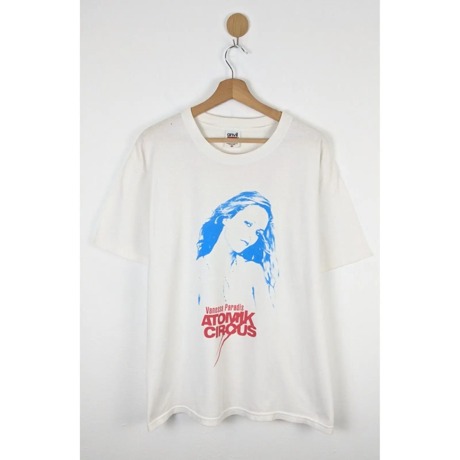 Vintage Vanessa Paradis Atomik Circus Film Shirt 100% Cotton Streetwear High Quality