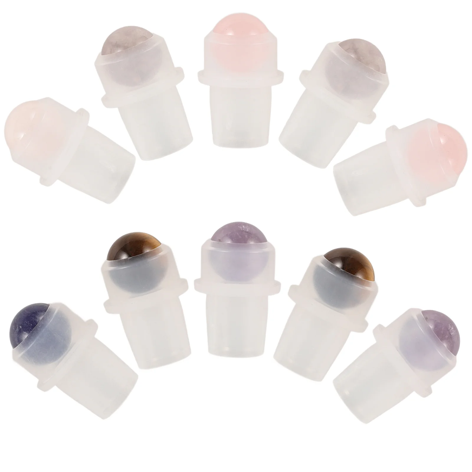 

10 Pcs Rollonperfumebottle Semi Precious Stones Rollers for Glass Bottles High Quality Balls