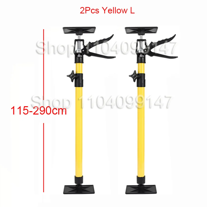 115-290cm Labor-Saving Telescopic Steel Support Rod Ceiling Support Pole Construction Tool Manual Lifting Tool