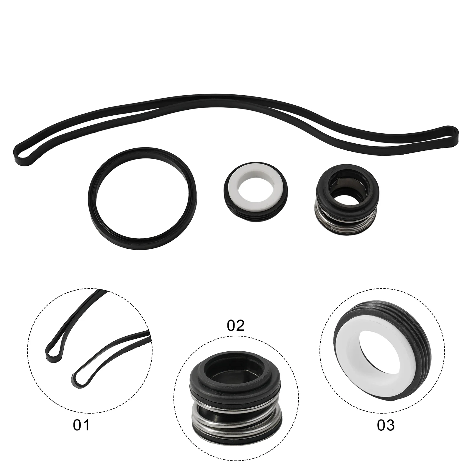 For SPX1600TRA Seal Assembly For Superpump MaxFlo Pump Housing Gasket Diffuser Gasket Pump Tool Parts