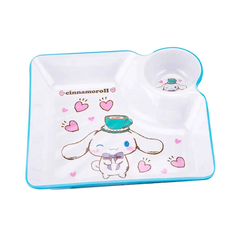 Kawaii Sanrio piatti Hello Kittys accessori Cute Anime Diamine stoviglie piatto per insalata per uso domestico piatto per gnocchi giocattoli regalo per ragazze